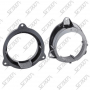 SUPPORT HAUT-PARLEUR 130 MM - RENAULT KANGOO (FW/KW) 2008-2013 /  MERCEDES CITAN (W415) DEPUIS 2012 - AVANT