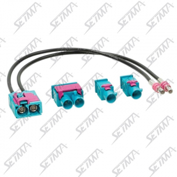ADAPTATEUR D'ANTENNE DOUBLE FAKRA