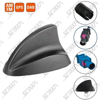 ANTENNE DE TOIT AILERON DE REQUIN - TRI-FONCTION - AM/FM / DAB / GPS