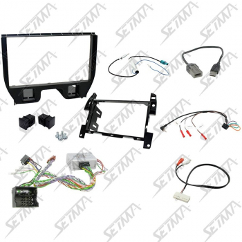 CITROEN C3/DS3 DEPUIS 2009 - KIT SUPPORT AUTORADIO 2 DIN + COMMANDE AU VOLANT - RD4/RD45
