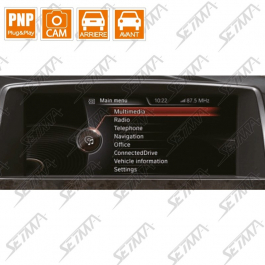INTERFACE BMW SERIE F - DEPUIS 2013 - NBT - ENTREE ENTREE CAMERA AVANT/ARRIERE