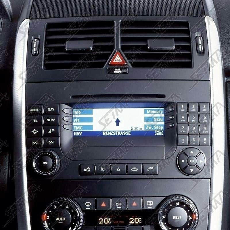 tomzz Audio 2434-001 Radio installatie frame geschikt voor Mercedes a klasse w169, b klasse w245 Sprinter Viano met audio 5, zwart tomzz Audio 2434-001 Radio installatie frame geschikt voor Mercedes a klasse w169, b klasse w245 Sprinter Viano met audio 5, zwart