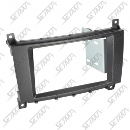 SUPPORT AUTORADIO 2 DIN - MERCEDES CLASSE C (W203) 2004-2007 / CLC (CL203) - NOIR