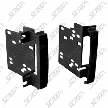 SUPPORT AUTORADIO 2 DIN - CHRYSLER / DODGE / JEEP/ RAM / VOLKSWAGEN -  DEPUIS 2007 - ENTRAXE : 116 MM
