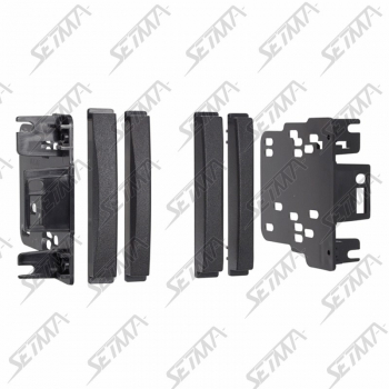 SUPPORT AUTORADIO 2 DIN - CHRYSLER / DODGE / JEEP/ RAM / VOLKSWAGEN - DEPUIS 2007 - ENTRAXE : 83 MM