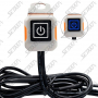 CHARGEUR 2 USB AVEC CHARGE RAPIDE ET VOLTMÈTRE POUR MOTO - NOIR