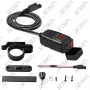 CHARGEUR 2 USB AVEC CHARGE RAPIDE ET VOLTMÈTRE POUR MOTO