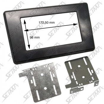 SUPPORT AUTORADIO 2 DIN 172.5X98 MM - NISSAN NV400 / OPEL MOVANO / RENAULT MASTER - DEPUIS 2019