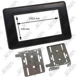 SUPPORT AUTORADIO 2 DIN 178.5X103 MM - NISSAN NV400 / OPEL MOVANO / RENAULT MASTER - DEPUIS 2019