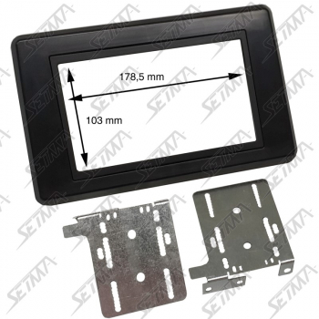 SUPPORT AUTORADIO 2 DIN 178.5X103 MM - NISSAN NV400 / OPEL MOVANO / RENAULT MASTER - DEPUIS 2019