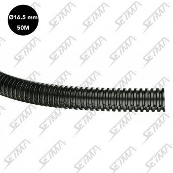 GAINE ANNELEE FENDUE - DIAMETRE INTERNE 16 MM / DIAMETRE EXTERNE 18 MM - 50 M