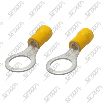 COSSE DE MASSE PRE-ISOLEE - 8.4 MM - CABLE 2.63 - 6.64 MM2 - 2 PIECES