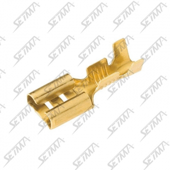 COSSE PLATE NUE FEMELLE - 6.3 MM - CABLE 1 - 2.5 MM2