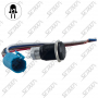 INTERRUPTEUR CYLINDRIQUE POUSSOIR DE MARCHE/ARRET - NOIR / LED BLANCHE - DIAMETRE 16MM