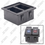 BOITE POUR 2 INTERRUPTEURS - 52 X 52 X 27 MM