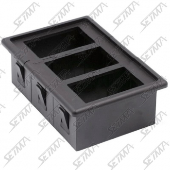 BOITE POUR 3 INTERRUPTEURS - 78 X 52 X 27 MM