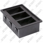 BOITE POUR 3 INTERRUPTEURS - 78 X 52 X 27 MM