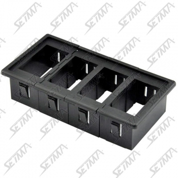 BOITE POUR 4 INTERRUPTEURS - 105 X 52 X 27 MM