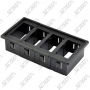 BOITE POUR 4 INTERRUPTEURS - 105 X 52 X 27 MM
