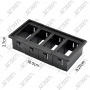 BOITE POUR 4 INTERRUPTEURS - 105 X 52 X 27 MM