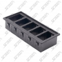 BOITE POUR 5 INTERRUPTEURS - 131 X 52 X 27 MM