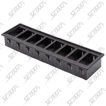 BOITE POUR 8 INTERRUPTEURS - 183 X 52 X 27 MM