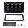 BOITIER DE COMMUTATION - 4 INTERRUPTEURS TACTILES - 159 X 102 MM
