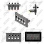 BOITIER DE COMMUTATION - 4 INTERRUPTEURS TACTILES - 159 X 102 MM