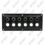 BOITIER DE COMMUTATION - 6 INTERRUPTEURS TACTILES - 210 X 75 MM