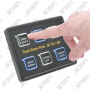 BOITIER DE COMMUTATION ULTRA COMPACT - 6 INTERRUPTEURS TACTILES - 80 X 100 MM