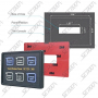 BOITIER DE COMMUTATION ULTRA COMPACT - 6 INTERRUPTEURS TACTILES - 80 X 100 MM
