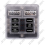 BOITE A FUSIBLES 6 BORNES - 12-32 V - 100 A
