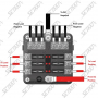 BOITE A FUSIBLES 6 BORNES - 12-32 V - 100 A