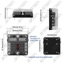 BOITE A FUSIBLES 6 BORNES - 12-32 V - 100 A