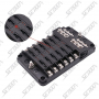 BOITE A FUSIBLES 12 BORNES - 12-32 V - 100 A