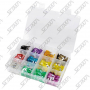 ASSORTIMENT DE 120 FUSIBLES ENFICHABLES 6.3 X 32 MM (2A A 35A)