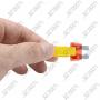 ASSORTIMENT DE 120 FUSIBLES ENFICHABLES 6.3 X 32 MM (2A A 35A)