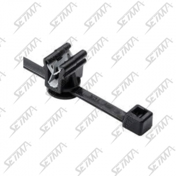 SUPPORT POUR COLLIER - FIXATION SUR BORD DE TOLE 90&deg;
