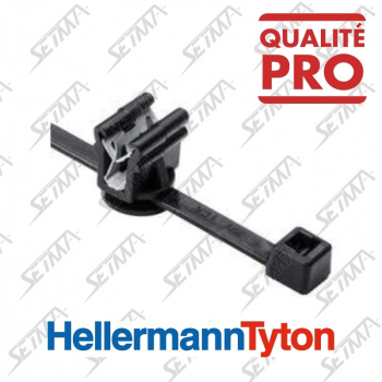 SUPPORT POUR COLLIER - FIXATION SUR BORD DE TOLE 90&deg;
