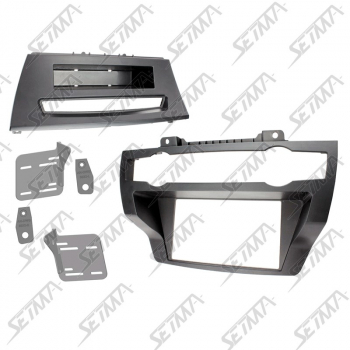 SUPPORT AUTORADIO 2 DIN - BMW -  X5 (E70) 2007-2013 / X6 (E71) 2008-2014 - NOIR