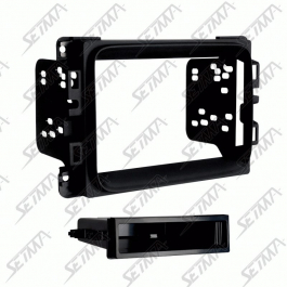 SUPPORT AUTORADIO 2 DIN - CHRYSLER / JEEP / RAM - DEPUIS 2013 - NOIR - HORS ECRAN DE 8.1"