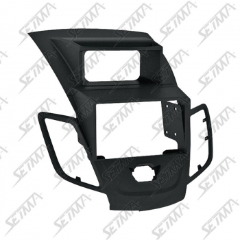 SUPPORT AUTORADIO 2 DIN - FORD - FIESTA (JA8) DEPUIS 2008 - VEHICULE AVEC DISPLAY EOM - NOIR