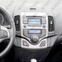 SUP. AR 2 DIN - HYUNDAI I30 - 2010-> AVEC CLIM AUTO - NOIR