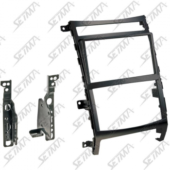 SUPPORT AUTORADIO 2 DIN - HYUNDAI - IX55 (EN) DE 2009 A 2012 - NOIR