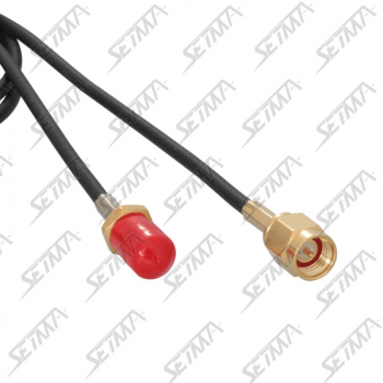 RALLONGE DE 7M - RG174 - SMA MALE / SMB MALE