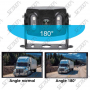 CAMERA DE RECUL AHD NTSC 1280X720 IP69K 180 DEGREES LED INFRAROUGES