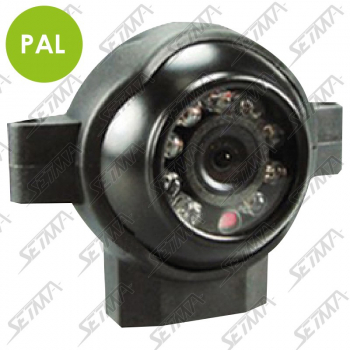 CAMERA DE RECUL SPHERIQUE INFRAROUGE - IP68 - ANGLE 120&deg; - CONNECTIQUE 4 CONTACTS