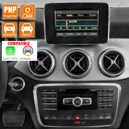 INTERFACE MERCEDES NTG4.5/4.7 - CLASSE A/B/C/E/CLA/CLS/GLA/GLK DE 2012 A 2015 - COMPATIBLE CARPLAY ET ANDROID AUTO