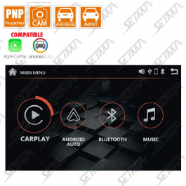 INTERFACE UNIVERSELLE - COMPATIBLE CARPLAY ET ANDROID AUTO