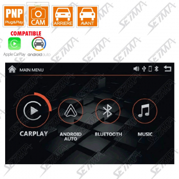 INTERFACE UNIVERSELLE - COMPATIBLE CARPLAY ET ANDROID AUTO